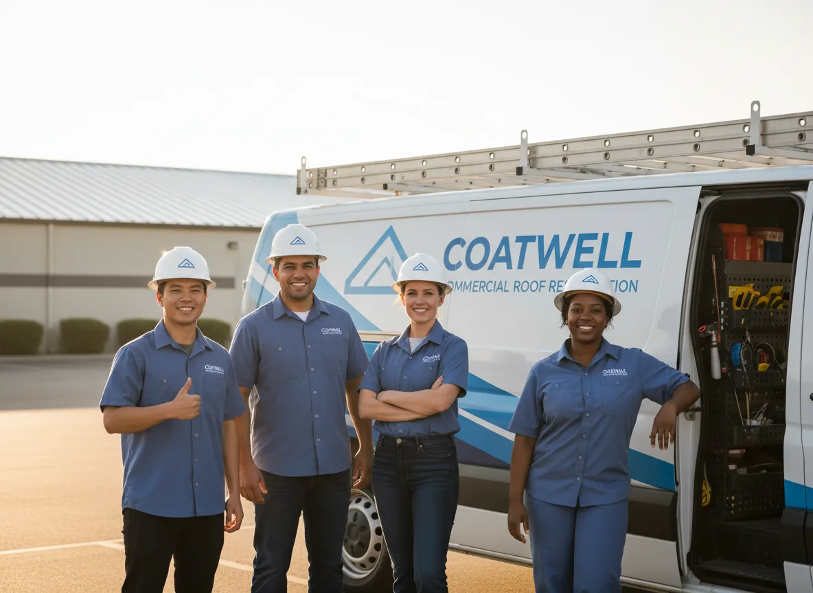 Commercial roof coating company in Alger, OH